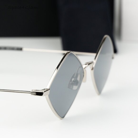 Saint Laurent Women Sunglasses Silver Flash SL302LISA 010 NEW AUTHENTIC main image 9